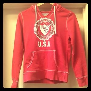 Papaya brand red NYC sweater